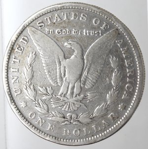 reverse: Usa. Dollaro Morgan 1879. Ag. 900. Peso gr. 26,03. MB.