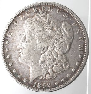 obverse: Usa. Dollaro Morgan 1892. Ag. 900. 