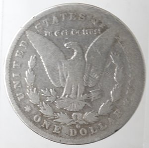 reverse: Usa. Dollaro Morgan 1896 O. Ag. 900. Peso gr. 25,46. qMB.