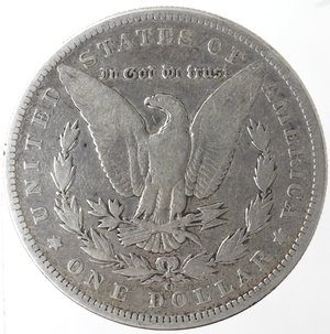 reverse: Usa. Dollaro Morgan 1899. Ag. 900. Peso gr. 26,07. qBB. 