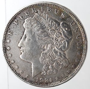 obverse: Usa. Dollaro Morgan 1921. Ag. 900. Peso gr. 26,68. BB.