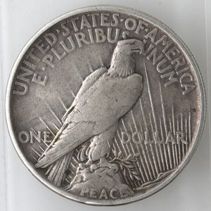 reverse: Usa. Dollaro Peace 1921. Ag. 900. 