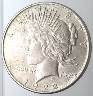 obverse: Usa. Dollaro Peace 1922. Ag. 900. 