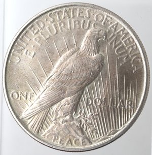 reverse: Usa. Dollaro Peace 1922. Ag. 900. 