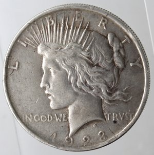 obverse: Usa. Dollaro Peace 1923. Ag. 900. Peso gr. 26,72. qBB.