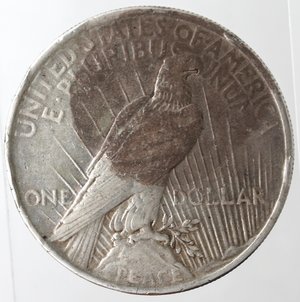 reverse: Usa. Dollaro Peace 1923. Ag. 900. Peso gr. 26,72. qBB.