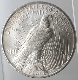 reverse: Usa. Dollaro Peace 1923. Ag. 900. 