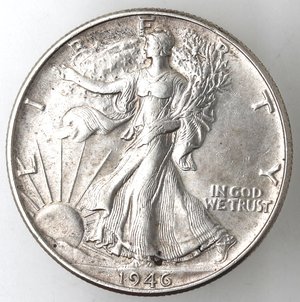 reverse: Usa. 1/2 Dollaro Liberty 1946. Ag. 900. 