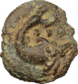 obverse: Etruria, Tarquinii. AE Cast Quadrans, c. 275 BC