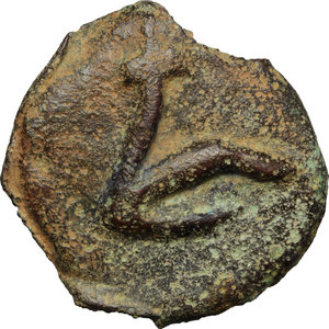 obverse: Etruria, Tarquinii. AE Cast Sextans, c. 275 BC