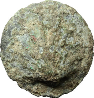 reverse: North-eastern Italy, Ariminum. AE Cast Semuncia, 268-225