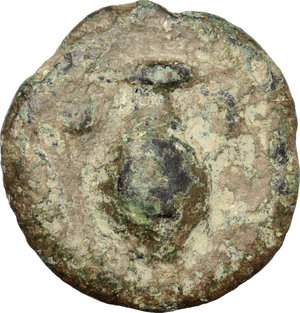 obverse: Central Italy, uncertain . AE Cast Uncia, c. 280-260 BC