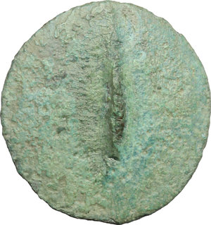 obverse: Central Italy, uncertain . AE Cast Uncia  3rd century BC