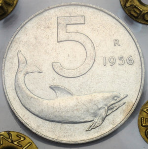 obverse: 5 lire 1956