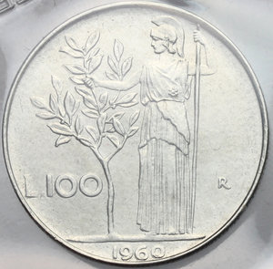reverse: 100 lire 1960