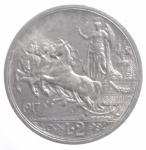 reverse: Casa Savoia. Vittorio Emanuele III. 2 Lire 1917 Quadriga Briosa. Pagani 775. Peso 10,00. SPL.Patina.ççç