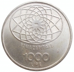 reverse: Repubblica Italiana - 1000 Lire 1970 Ag. Da serie annuale della zecca. Gig 1. qFDC-FDC