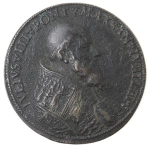 obverse: Medaglie Papali. Giulio III. 1550-1555. Medaglia. Anno I. AE Fusa. 