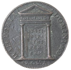 reverse: Medaglie Papali. Giulio III. 1550-1555. Medaglia. Anno I. AE Fusa. 