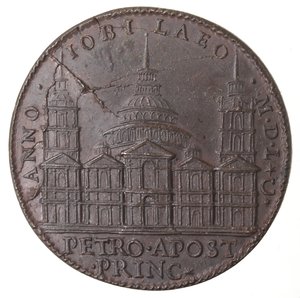 reverse: Medaglie Papali. Giulio III. 1550-1555. Medaglia 1550. Anno I. AE. 