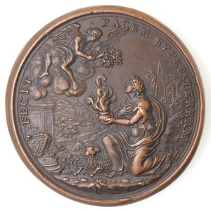 reverse: Medaglie Papali. Innocenzo XI. 1676-1689. Medaglia Anno III. AE. 