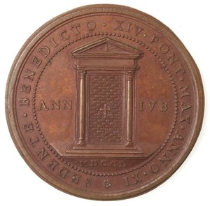 obverse: Medaglie Papali. Benedetto XIV. 1740-1758. Medaglia 1750. Anno XI. Ae. 