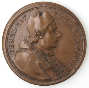 obverse: Medaglie Papali. Benedetto XIV. 1740-1758. Medaglia 1751. Anno XI. Ae. 