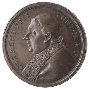 obverse: Medaglie Papali. Clemente XIII. 1758-1774. Medaglia 1760. Anno II. Ae. 