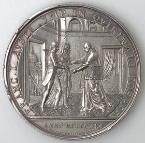reverse: Medaglie Papali. Pio VII. 1800-1823. Medaglia 1820. Anno XXI. Ag. 