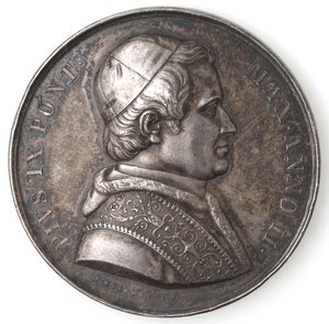 obverse: Medaglie Papali. Pio IX. 1846-1878. Medaglia 1847. Anno II. Ag. 