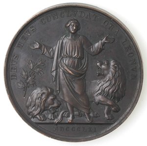 reverse: Medaglie Papali. Pio IX. 1846-1878. Medaglia 1861. Anno XVI. AE. 