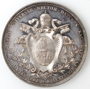 reverse: Medaglie Papali. Leone XIII. 1878-1903. Medaglia 1879. Anno I. Ag. 