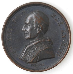 obverse: Medaglie Papali. Leone XIII. 1878-1903. Medaglia 1899. Anno XXII. Ae. 