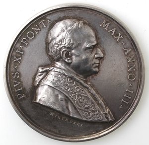 obverse: Medaglie Papali. Pio XI. 1922-1939. Medaglia 1924. A. III. Ag. 