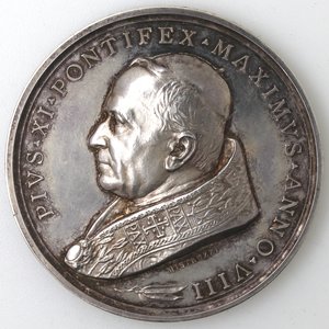 obverse: Medaglie Papali. Pio XI. 1922-1939. Medaglia 1929. A. VIII. Ag. 
