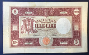 obverse: Repubblica Italiana. 1 000 lire \grande M\