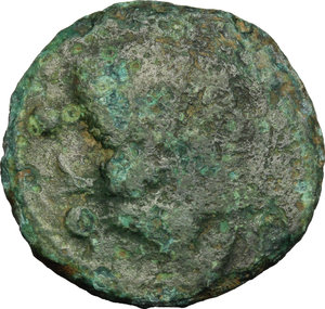 obverse: Etruria, Populonia. AE Sextans, c. 250-200 BC
