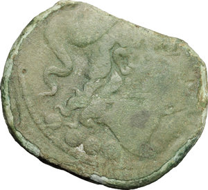 obverse: Etruria, Populonia. AE Triens, 3rd century BC