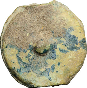 reverse: Dioscuri/ Mercury series.. AE Cast Uncia, c. 280 BC