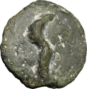 reverse: Dioscuri/Mercury series.. AE Cast Semuncia, c. 280 BC