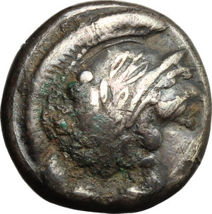 obverse: Central and Southern Campania, Hyrietes.. AR Didrachm, c. 405-385 BC