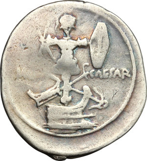 reverse: Augustus (27 BC-14 AD).. AR Denarius, c. 29-27 BC
