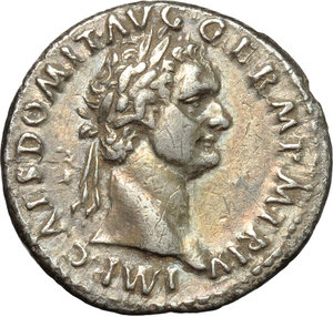 obverse: Domitian (81-96).. AR Denarius, 86 AD