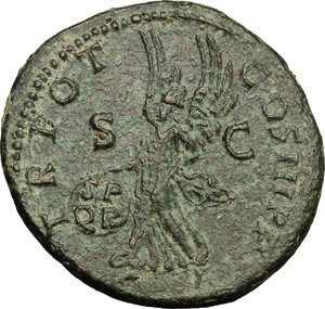reverse: Trajan (98-117).. AE As, 99-100 AD