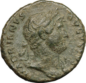 obverse: Hadrian (117-138).. AE As, Rome mint, 125-128 AD
