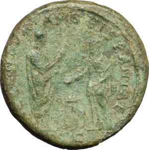 reverse: Hadrian (117-138).. AE Sestertius, Rome mint, 134-138 AD