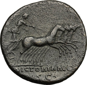 reverse: Antoninus Pius (138-161).. AE Sestertius, Rome mint, 140-144 AD