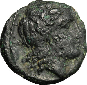 obverse: Central and Southern Campania, Neapolis. AE 15 mm. c. 300-275 BC