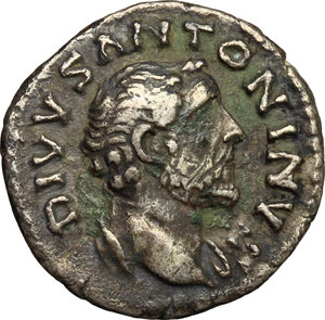obverse: Antoninus Pius (138-161).. AR Denarius