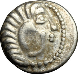 obverse: Celtic, Eastern Europe. AR Drachm imitating Alexander III or Philip III of Macedon, late 2nd-1st century BC